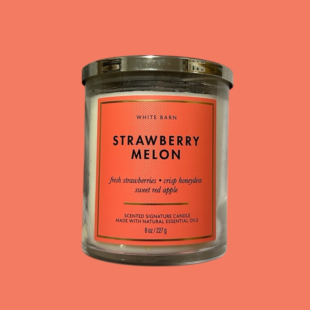 Bath and Body Works Strawberry Melon Scented Candle